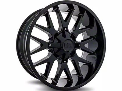 Hardrock Offroad Affliction Gloss Black 6-Lug Wheel; 20x9; 0mm Offset (04-15 Titan)