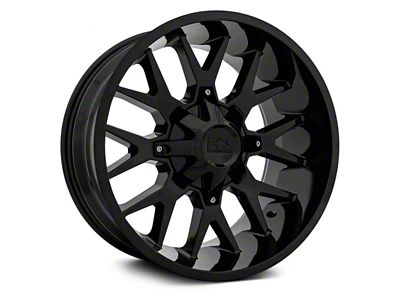 Hardrock Offroad Affliction Gloss Black 6-Lug Wheel; 22x10; -19mm Offset (04-15 Titan)