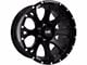 Hardrock Offroad BloodShot Xposed Gloss Black 6-Lug Wheel; 20x10; -19mm Offset (04-15 Titan)