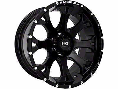 Hardrock Offroad BloodShot Xposed Gloss Black 6-Lug Wheel; 20x12; -44mm Offset (04-15 Titan)