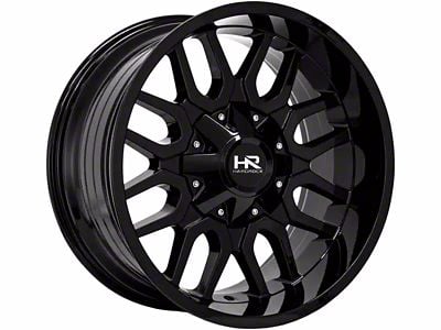 Hardrock Offroad Commander Gloss Black 6-Lug Wheel; 20x10; -19mm Offset (04-15 Titan)