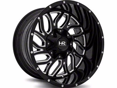 Hardrock Offroad Destroyer Gloss Black Milled 6-Lug Wheel; 20x10; -19mm Offset (04-15 Titan)