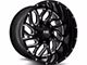 Hardrock Offroad Destroyer Gloss Black Milled 6-Lug Wheel; 20x10; -19mm Offset (04-15 Titan)