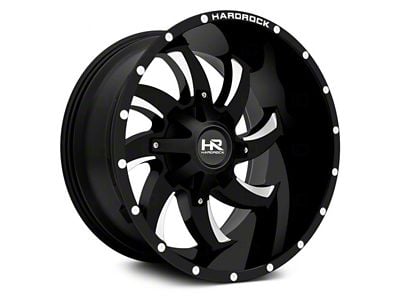 Hardrock Offroad Devious Gloss Black Milled 6-Lug Wheel; 20x12; -44mm Offset (04-15 Titan)