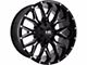 Hardrock Offroad Affliction Gloss Black Milled 6-Lug Wheel; 20x10; -19mm Offset (05-15 Tacoma)