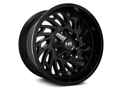 Hardrock Offroad Attack Gloss Black 6-Lug Wheel; 20x12; -51mm Offset (05-15 Tacoma)