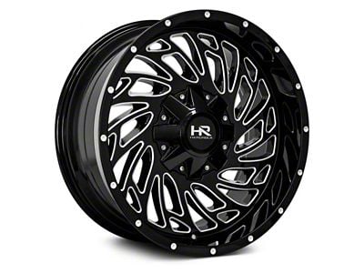 Hardrock Offroad Attack Gloss Black Milled 6-Lug Wheel; 20x12; -51mm Offset (05-15 Tacoma)