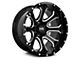 Hardrock Offroad Bloodshot Xposed Gloss Black 6-Lug Wheel; 24x14; -76mm Offset (05-15 Tacoma)