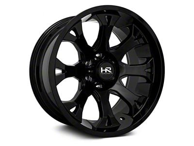 Hardrock Offroad Bloodshot Xposed Gloss Black 6-Lug Wheel; 24x14; -76mm Offset (05-15 Tacoma)