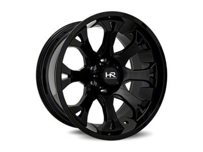 Hardrock Offroad BloodShot Xposed Gloss Black 6-Lug Wheel; 20x10; -19mm Offset (05-15 Tacoma)