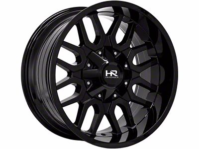 Hardrock Offroad Commander Gloss Black 6-Lug Wheel; 20x10; -19mm Offset (05-15 Tacoma)