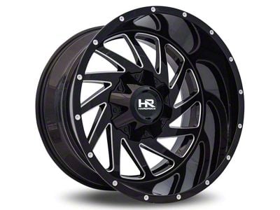 Hardrock Offroad Crusher Gloss Black Milled 6-Lug Wheel; 20x9; 0mm Offset (05-15 Tacoma)