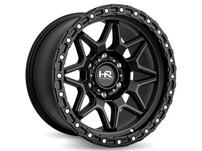 Hardrock Offroad H105 Matte Black 6-Lug Wheel; 17x9; -12mm Offset (05-15 Tacoma)