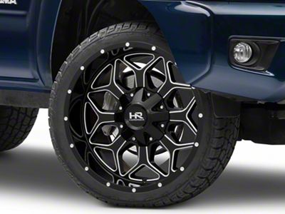 Hardrock Offroad Indestructible Gloss Black Milled 6-Lug Wheel; 22x10; -25mm Offset (05-15 Tacoma)