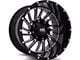 Hardrock Offroad Overdrive Gloss Black Milled 6-Lug Wheel; 20x10; -19mm Offset (05-15 Tacoma)