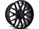 Hardrock Offroad Affliction Gloss Black 5-Lug Wheel; 20x10; -19mm Offset (07-13 Tundra)