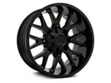 Hardrock Offroad Affliction Gloss Black 5-Lug Wheel; 20x12; -44mm Offset (07-13 Tundra)