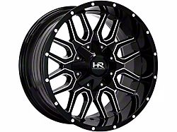 Hardrock Offroad Commander Gloss Black Milled 5-Lug Wheel; 20x10; -19mm Offset (07-13 Tundra)