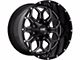 Hardrock Offroad Indestructible Gloss Black Milled 5-Lug Wheel; 20x10; -19mm Offset (07-13 Tundra)