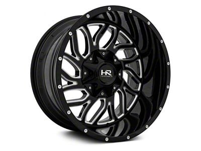 Hardrock Offroad Destroyer Gloss Black 6-Lug Wheel; 20x12; -51mm Offset (10-24 4Runner)