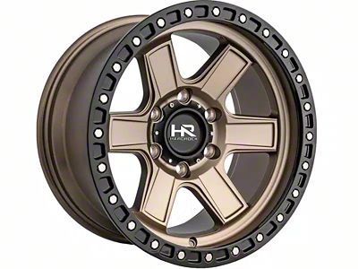 Hardrock Offroad H104 Matte Bronze 6-Lug Wheel; 17x9; 1mm Offset (10-24 4Runner)