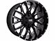 Hardrock Offroad Affliction Gloss Black Milled 6-Lug Wheel; 20x10; -19mm Offset (2024 Tacoma)