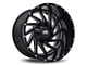 Hardrock Offroad Crusher Gloss Black Milled 6-Lug Wheel; 20x12; -44mm Offset (2024 Tacoma)