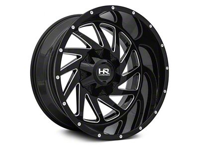 Hardrock Offroad Crusher Gloss Black Milled 6-Lug Wheel; 20x9; 0mm Offset (2024 Tacoma)