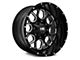 Hardrock Offroad Gunner Gloss Black 6-Lug Wheel; 20x12; -44mm Offset (2024 Tacoma)