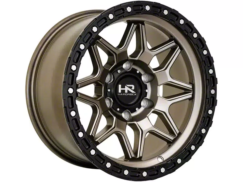 Hardrock Offroad H105 Matte Bronze 6Lug Wheel; 17x9; 1mm Offset