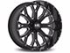 Hardrock Offroad Slammer Xposed Gloss Black Milled 6-Lug Wheel; 20x12; -44mm Offset (2024 Tacoma)