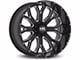 Hardrock Offroad Slammer Xposed Gloss Black Milled 6-Lug Wheel; 22x12; -44mm Offset (2024 Tacoma)