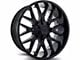 Hardrock Offroad Affliction Gloss Black 6-Lug Wheel; 20x10; -19mm Offset (10-24 4Runner)