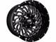 Hardrock Offroad Attack Gloss Black Milled 6-Lug Wheel; 20x10; -19mm Offset (10-24 4Runner)