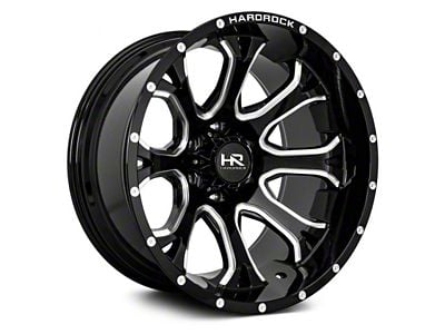 Hardrock Offroad Bloodshot Xposed Gloss Black 6-Lug Wheel; 24x14; -76mm Offset (03-09 4Runner)