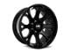 Hardrock Offroad BloodShot Xposed Gloss Black 6-Lug Wheel; 20x12; -44mm Offset (10-24 4Runner)