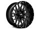 Hardrock Offroad Commander Gloss Black Milled 6-Lug Wheel; 22x10; -25mm Offset (10-24 4Runner)