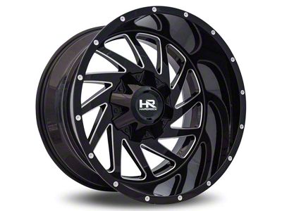 Hardrock Offroad Crusher Gloss Black Milled 6-Lug Wheel; 20x9; 0mm Offset (10-24 4Runner)