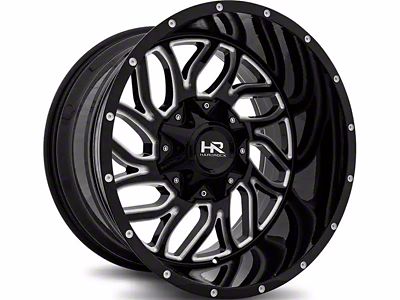 Hardrock Offroad Destroyer Gloss Black Milled 6-Lug Wheel; 20x10; -19mm Offset (10-24 4Runner)