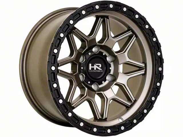 Hardrock Offroad H105 Matte Bronze 6-Lug Wheel; 17x9; -12mm Offset (03-09 4Runner)