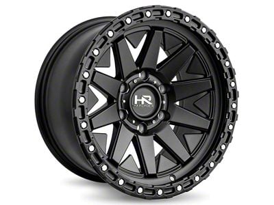 Hardrock Offroad H106 Matte Black 6-Lug Wheel; 17x9; 1mm Offset (10-24 4Runner)