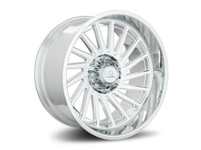 Hardrock Offroad H905 Polished 6-Lug Wheel; Left Directional; 24x12; -51mm Offset (10-24 4Runner)