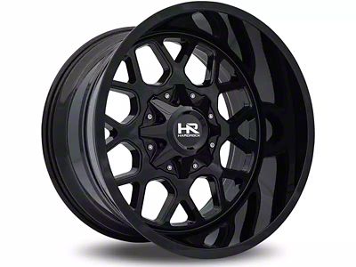 Hardrock Offroad Gunner Gloss Black 6-Lug Wheel; 20x10; -19mm Offset (21-24 Bronco, Excluding Raptor)