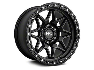 Hardrock Offroad H105 Matte Black 6-Lug Wheel; 17x9; -12mm Offset (22-24 Bronco Raptor)