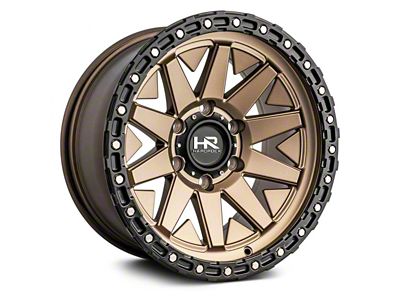 Hardrock Offroad H106 Matte Bronze 6-Lug Wheel; 17x9; -12mm Offset (22-24 Bronco Raptor)