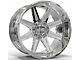 Hardrock Offroad H906 Polished 6-Lug Wheel; 22x12; -51mm Offset (22-24 Bronco Raptor)