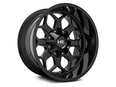 Hardrock Offroad Indestructible Gloss Black 6-Lug Wheel; 22x10; -25mm Offset (21-24 Bronco, Excluding Raptor)