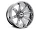 Hardrock Offroad Painkiller Xposed Chrome 6-Lug Wheel; 20x10; -19mm Offset (22-24 Bronco Raptor)