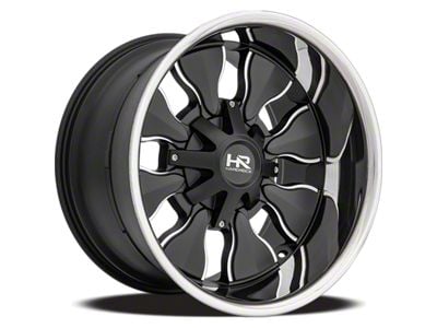 Hardrock Offroad Insane Satin Black Milled Wheel; 20x12 (20-24 Jeep Gladiator JT)