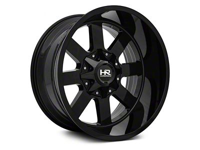 Hardrock Offroad Tank Gloss Black Wheel; 20x12; -44mm Offset (20-24 Jeep Gladiator JT)